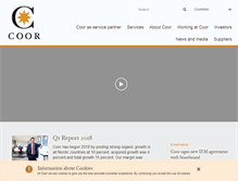 Tablet Screenshot of coor.com